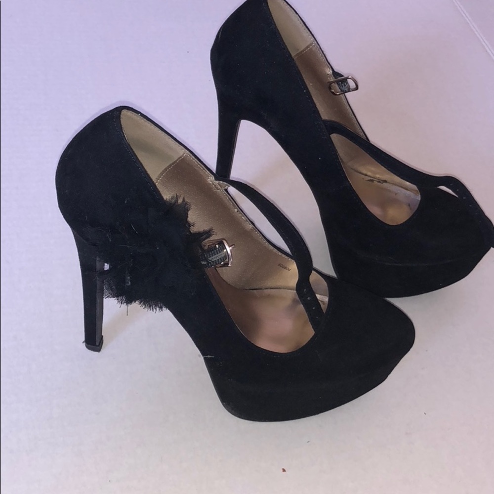 Black high heels